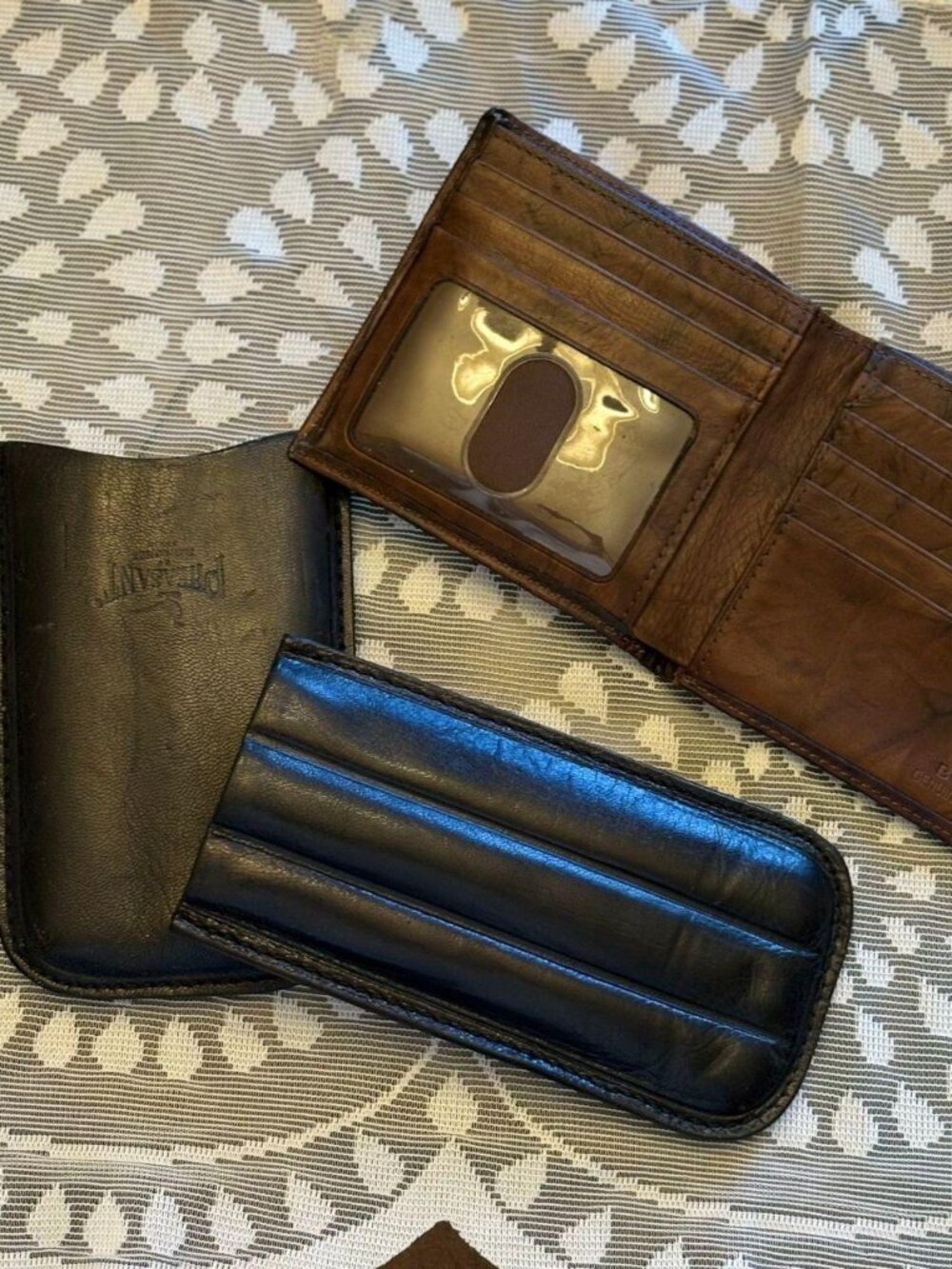 Vintage Leather Gentleman’s Set: Buxton & Pheasant